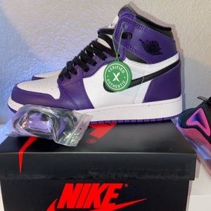 court purple 1s size 5